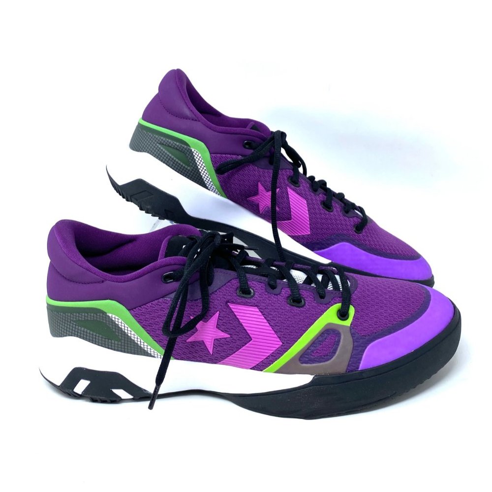Converse Men's Size 170764C G4 OX Nightfall Violet Hyper Magenta Low Top Sneaker - Picture 4 of 10